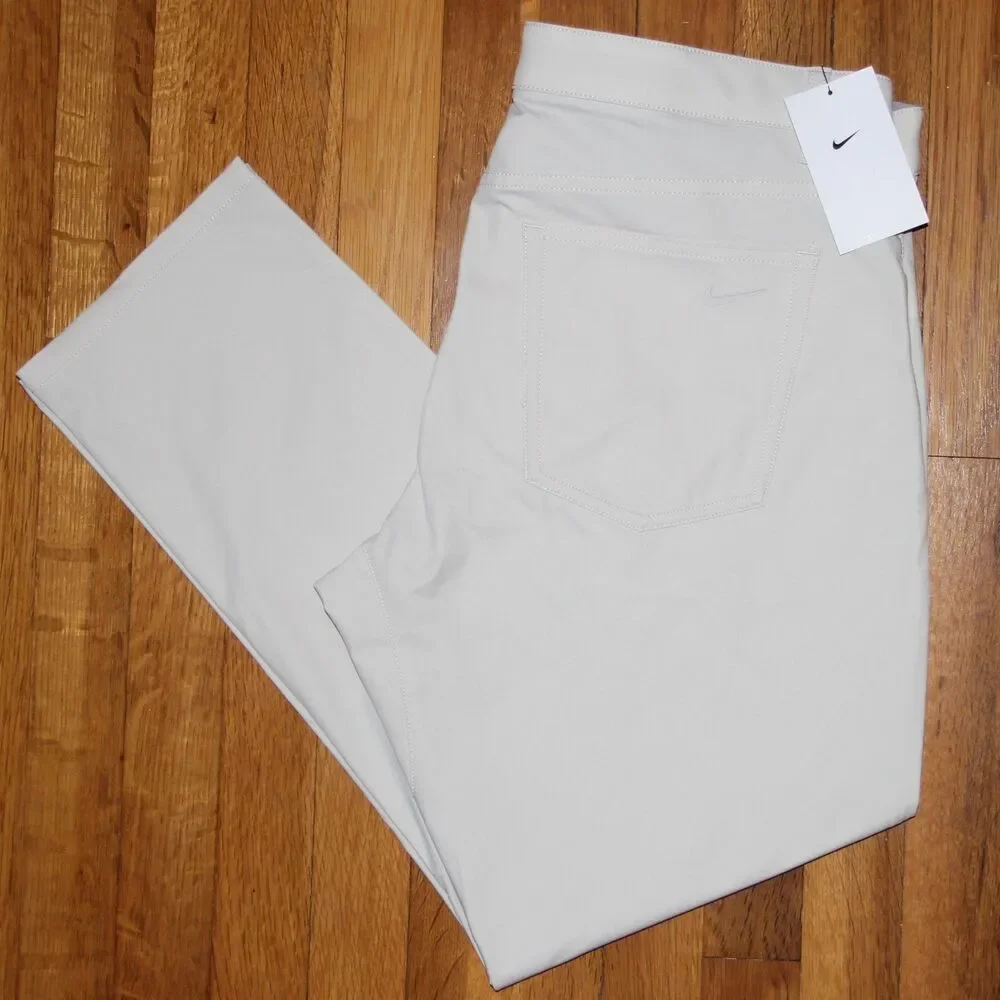 Nike Tour Repel 5-Pocket Golf Pants 36x30 Light Orewood Brown Slim Fit